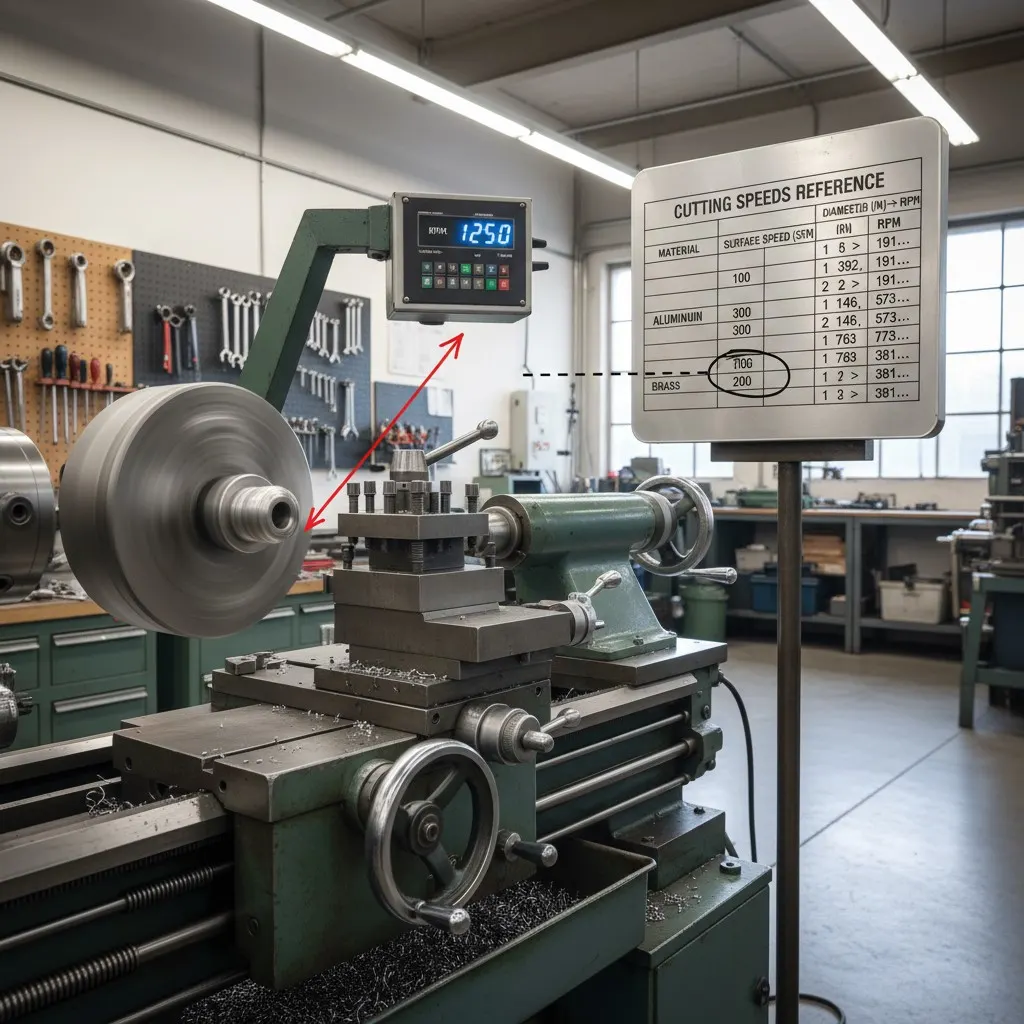 Cara Menghitung RPM Ideal pada Mesin Bubut